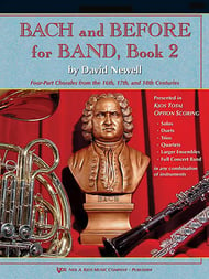 Bach and Before for Band, Book 2 Flute band method book cover